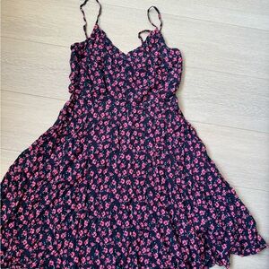 Floral Spaghetti Strap Dress